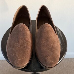 Franco Sarto Women’s Brown Suede Loafers